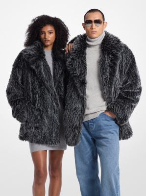 Faux Fur Peacoat image number 0