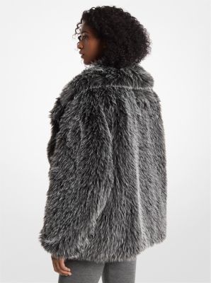 Faux Fur Peacoat