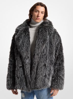 Faux Fur Peacoat image number 3