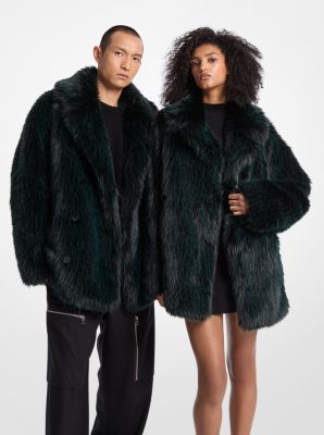 Faux Fur Peacoat image number 0