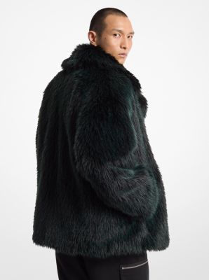 Faux Fur Peacoat image number 4