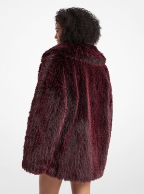 Faux Fur Peacoat