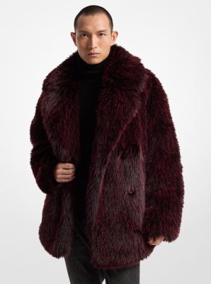 Faux Fur Peacoat