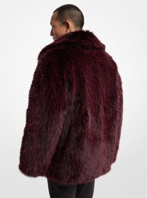 Faux Fur Peacoat image number 4