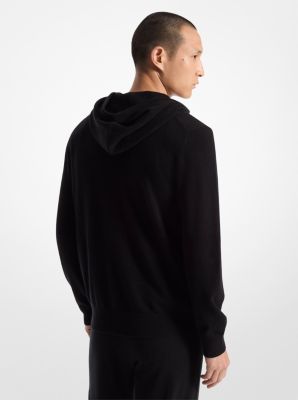 Wool and Cashmere Blend Zip-Up Hoodie image number 4