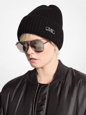 Ribbed Stretch Wool Beanie Hat image number 1