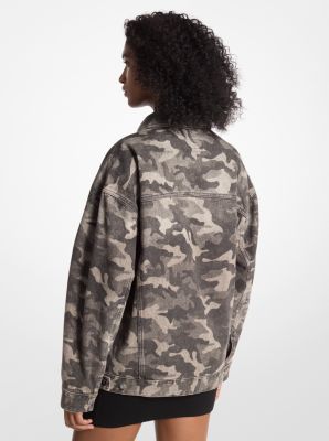 Michael kors camo jacket womens best sale