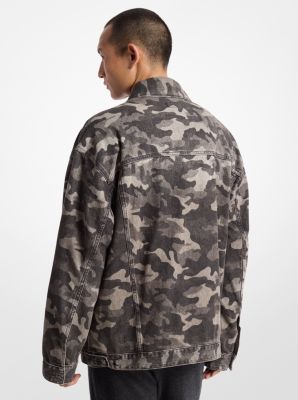 Jeansjacke mit Camouflagemuster image number 4