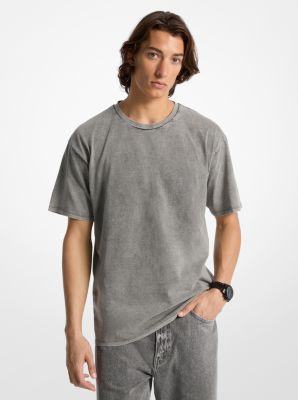 Garment Wash Cotton Jersey T-Shirt