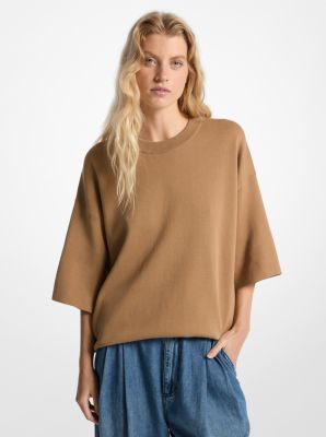 Pullover a maniche corte in cotone