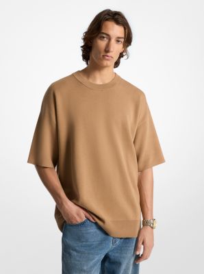 Pullover a maniche corte in cotone