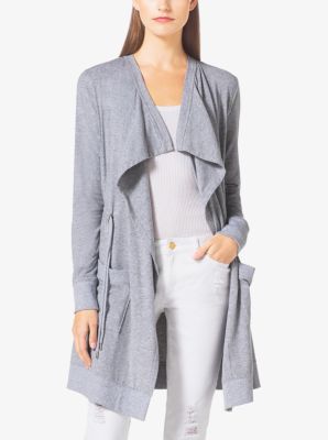 Grey shop jersey cardigan