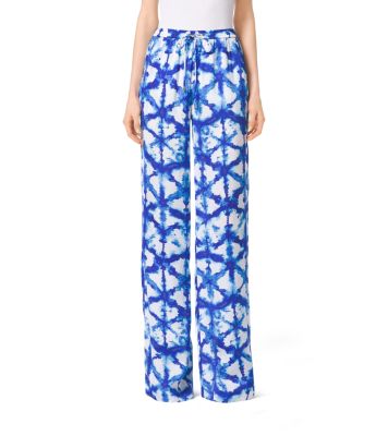 Tie-Dye Wide-Leg Pants, Plus Size